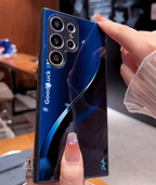 Aesthetic Blue and Black Phone Case