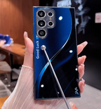 Aesthetic Blue and Black Phone Case