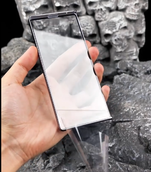 Carbon Texture and Electroplated Foldable Phone Case