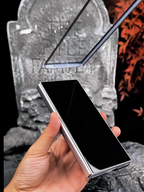 Carbon Texture and Electroplated Foldable Phone Case