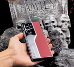 Carbon Texture and Electroplated Foldable Phone Case