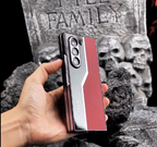 Carbon Texture and Electroplated Foldable Phone Case