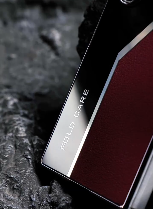 Carbon Texture and Electroplated Foldable Phone Case