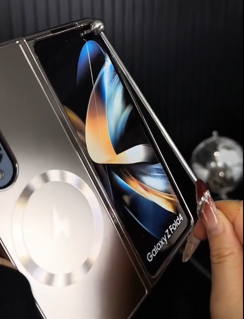 Electroplated Frosted Magnetic Case Fold Series