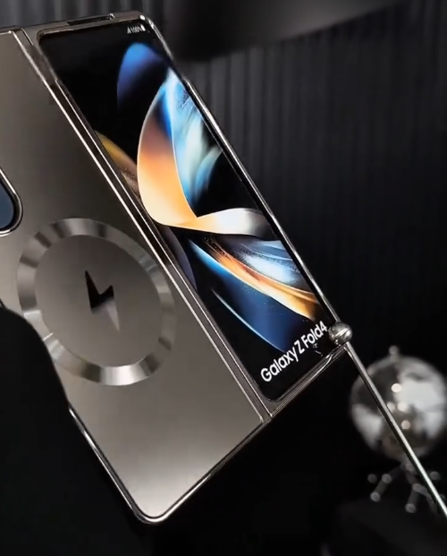 Electroplated Frosted Magnetic Case Z Fold 4