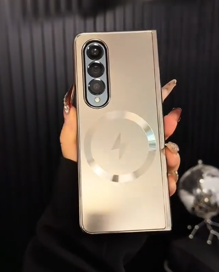 Electroplated Frosted Magnetic Case Fold Series