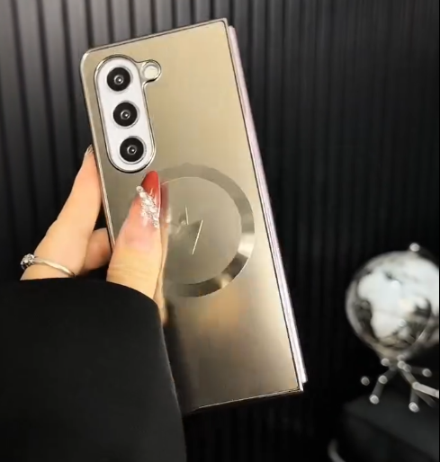 Electroplated Frosted Magnetic Case Fold Series