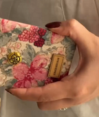 iPhone - Retro Floral Flower Corduroy Fabric