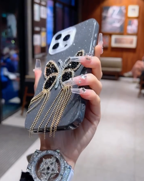 iPhone - Rhinestone Butterfly