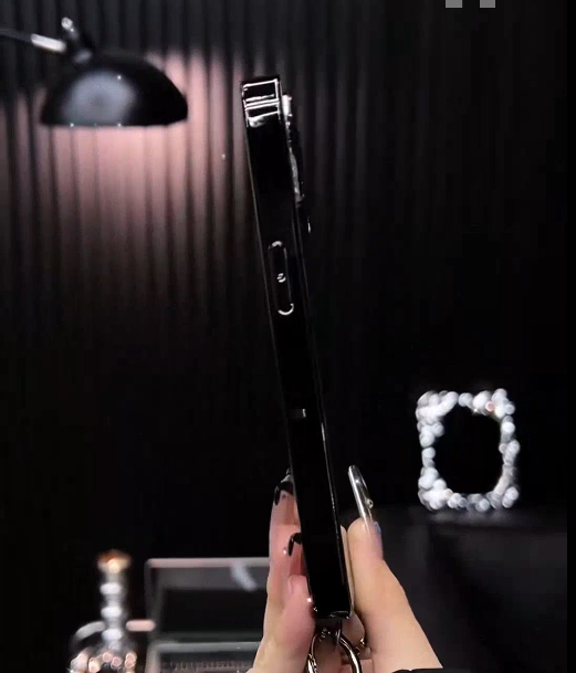 iPhone - Mystic Mandala Black & White Clear Case