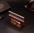 Galaxy Z Fold Series - Luxury Crocodile Leather Case with Gold Stand