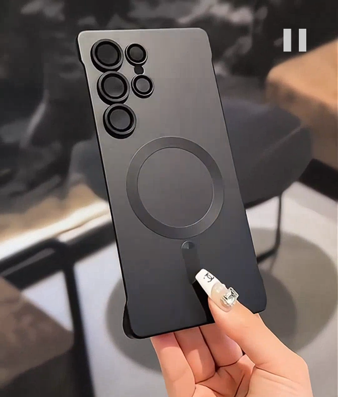 Galaxy S Series - Stealth Black Magnetic Hybrid Case