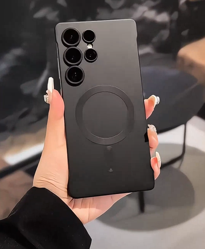 Galaxy S Series - Stealth Black Magnetic Hybrid Case