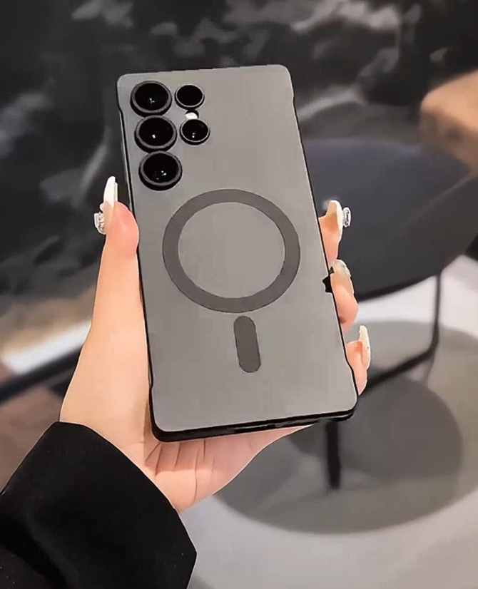 Galaxy S Series - Stealth Black Magnetic Hybrid Case