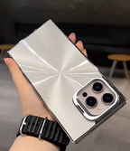 iPhone - Reflective Square Edge Phone Cover with Stand