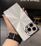 iPhone - Reflective Square Edge Phone Cover with Stand