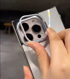 iPhone - Reflective Square Edge Phone Cover with Stand