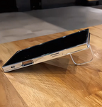 iPhone - Reflective Square Edge Phone Cover with Stand