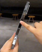 iPhone - Reflective Square Edge Phone Cover with Stand