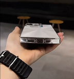 iPhone - Reflective Square Edge Phone Cover with Stand