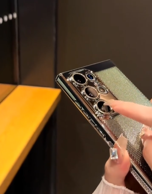 Galaxy S Series - Electroplated Hive Armor Defender Phone Case