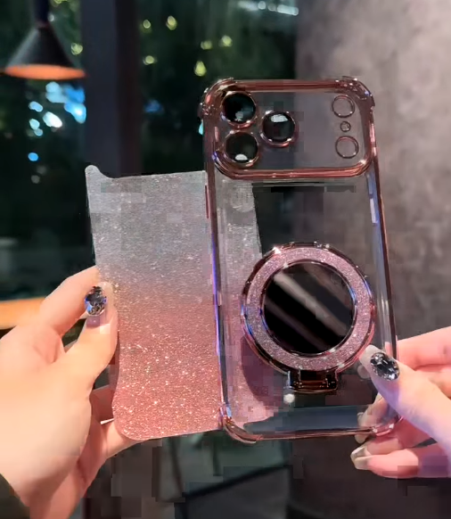 iPhone - Gradient Sparkle Kickstand Case