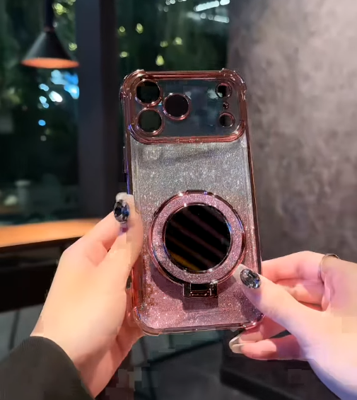 iPhone - Gradient Sparkle Kickstand Case