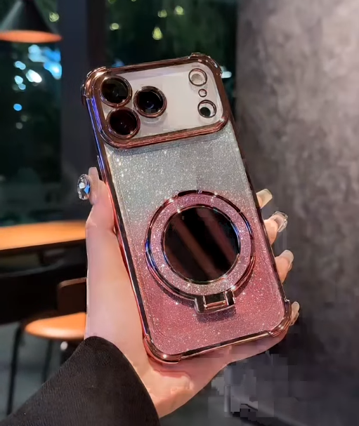 iPhone - Gradient Sparkle Kickstand Case