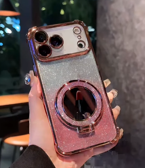 iPhone - Gradient Sparkle Kickstand Case