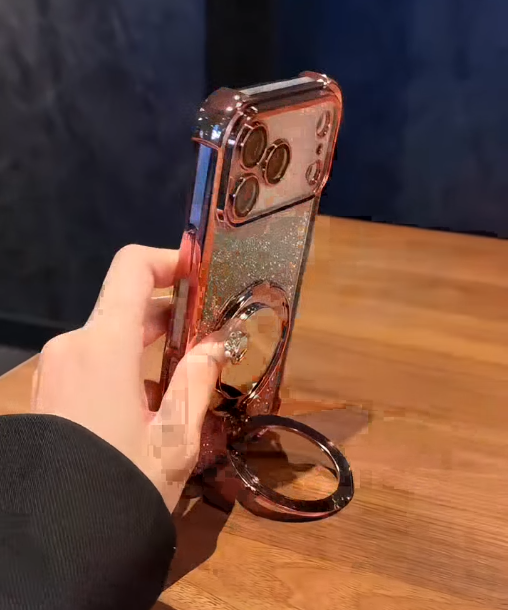 iPhone - Gradient Sparkle Kickstand Case