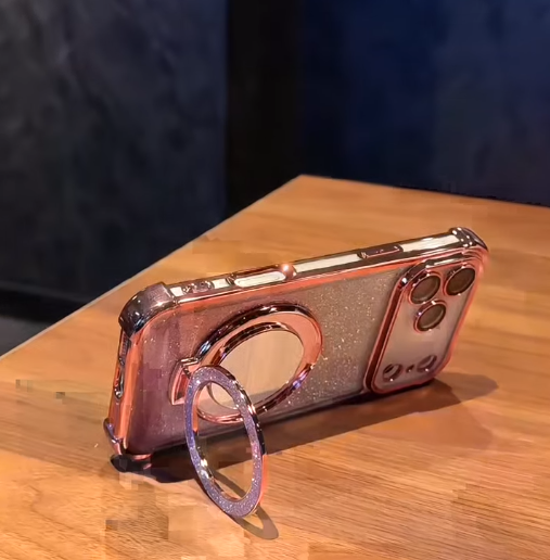 iPhone - Gradient Sparkle Kickstand Case