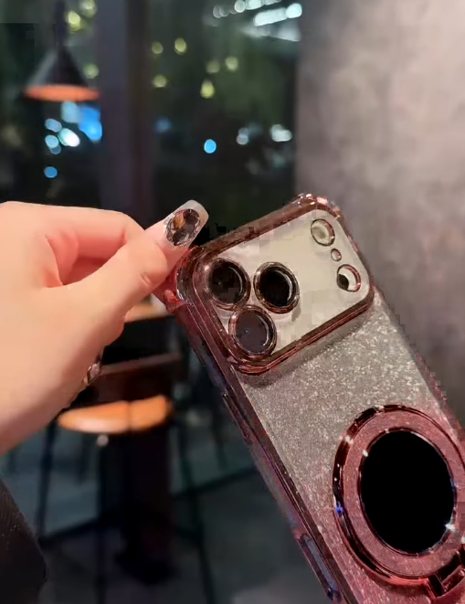 iPhone - Gradient Sparkle Kickstand Case