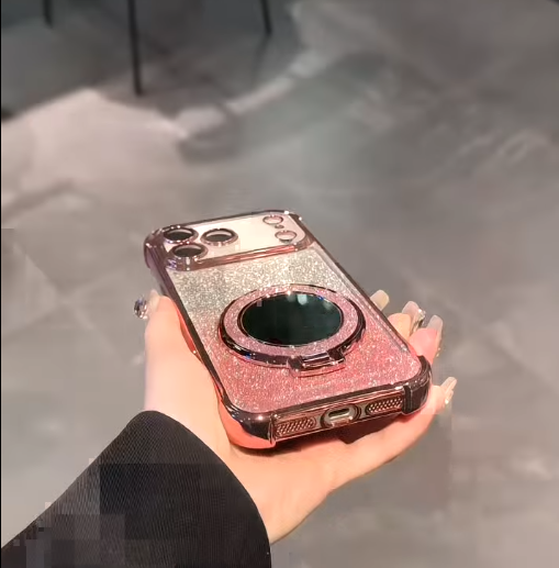 iPhone - Gradient Sparkle Kickstand Case