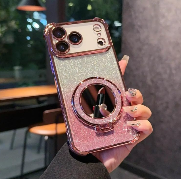 iPhone - Gradient Sparkle Kickstand Case