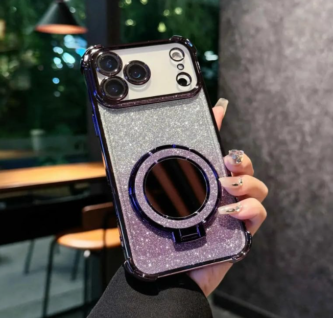 iPhone - Gradient Sparkle Kickstand Case