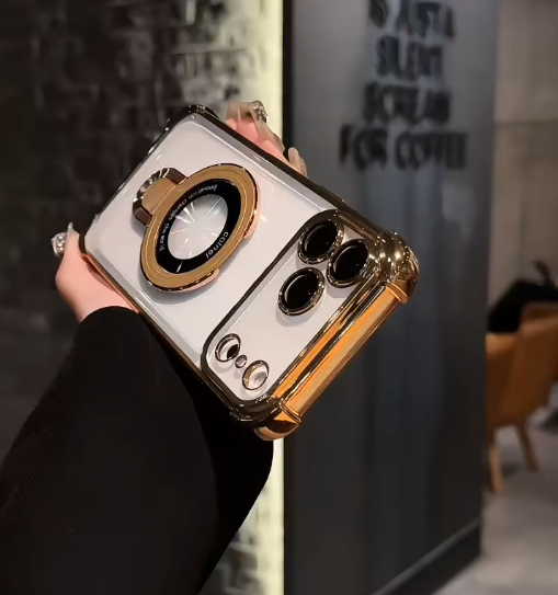 iPhone - Luxury Gold Electroplated Transparent Case