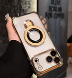 iPhone - Luxury Gold Electroplated Transparent Case