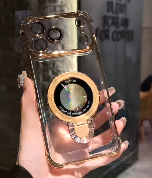 iPhone - Luxury Gold Electroplated Transparent Case