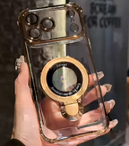 iPhone - Luxury Gold Electroplated Transparent Case