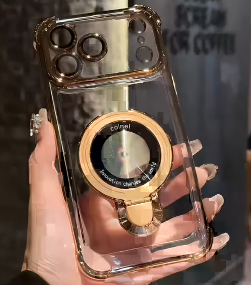 iPhone - Luxury Gold Electroplated Transparent Case