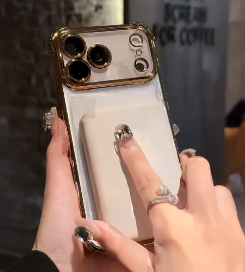 iPhone - Luxury Gold Electroplated Transparent Case