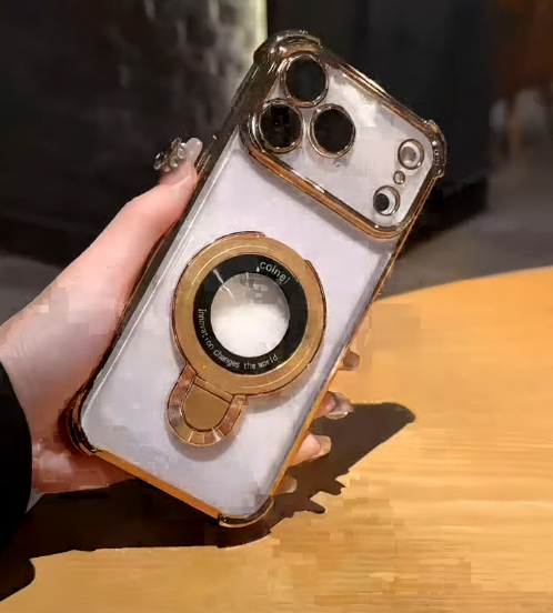 iPhone - Luxury Gold Electroplated Transparent Case