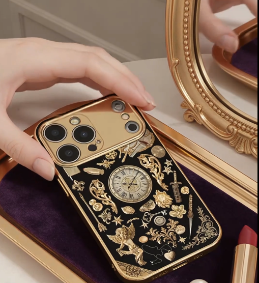 iPhone - 3D Baroque Watch Luxury Case