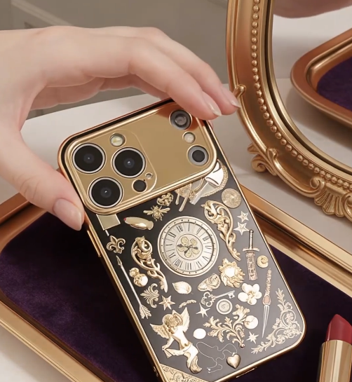 iPhone - 3D Baroque Watch Luxury Case