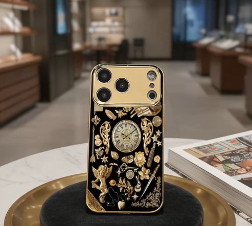 iPhone - 3D Baroque Watch Luxury Case