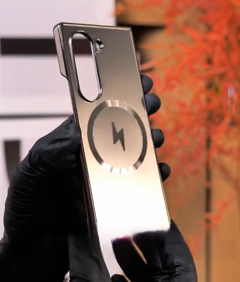 Electroplated Frosted Magnetic Case Fold Series