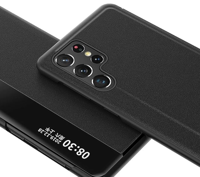 Galaxy Series - Half View Flip Case