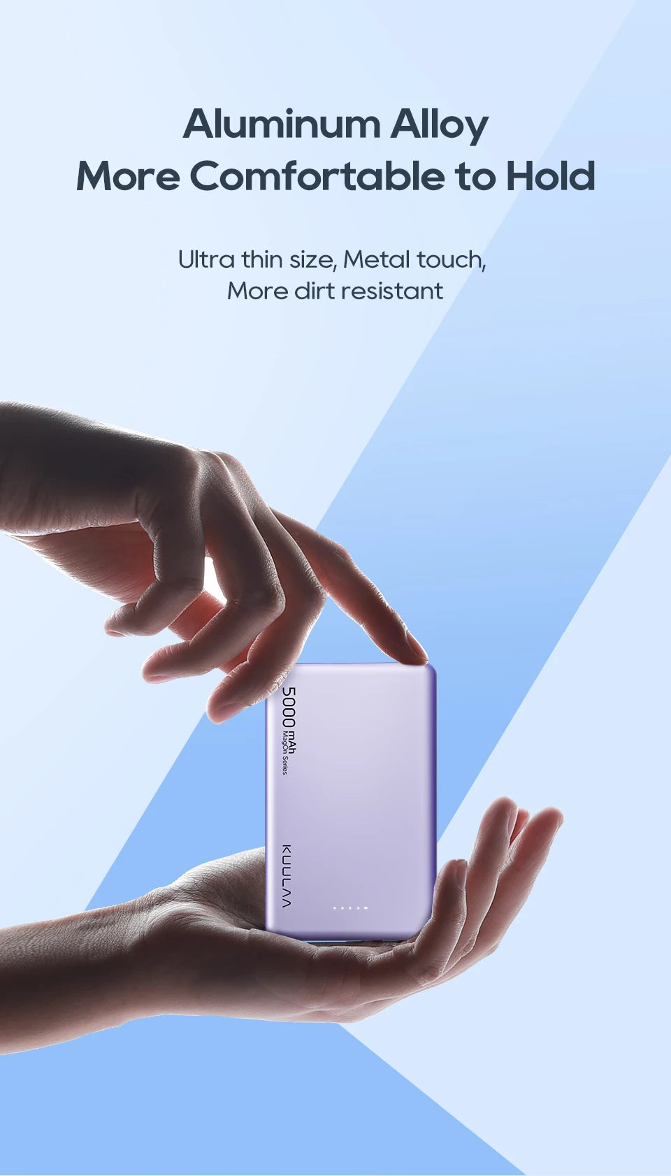 MagOn Wireless Fast Charging Power Bank 5000mAh 20W