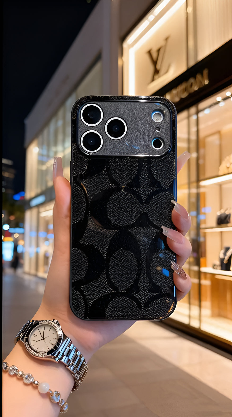 Black Coach Signature Case