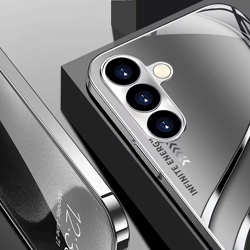 Galaxy S Series - Curve Pattern Electroplated Case